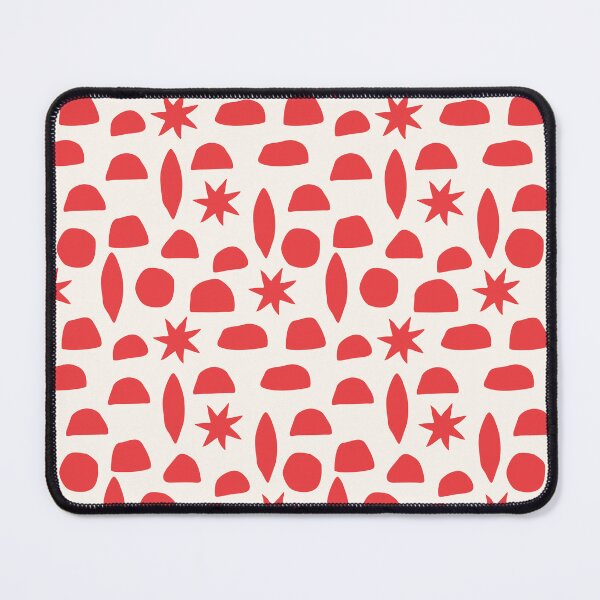 Item preview, BOHO HENRI MATISSE CHARCOAL VINTAGE RED ON CREAM designed and sold by blomastudios.