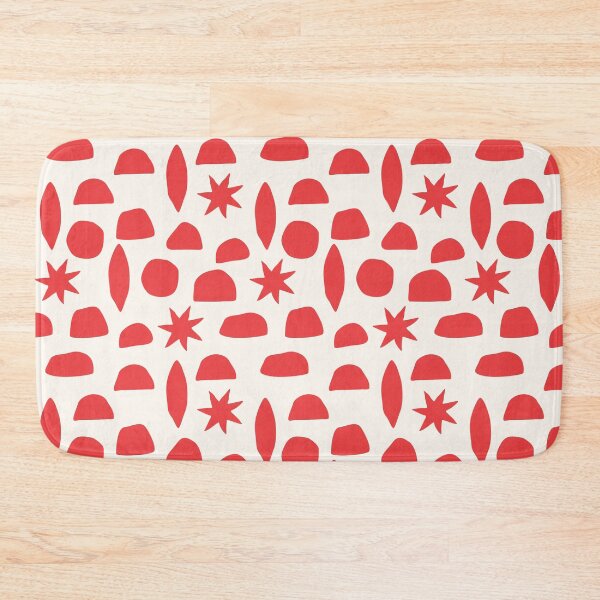 Item preview, BOHO HENRI MATISSE CHARCOAL VINTAGE RED ON CREAM designed and sold by blomastudios.