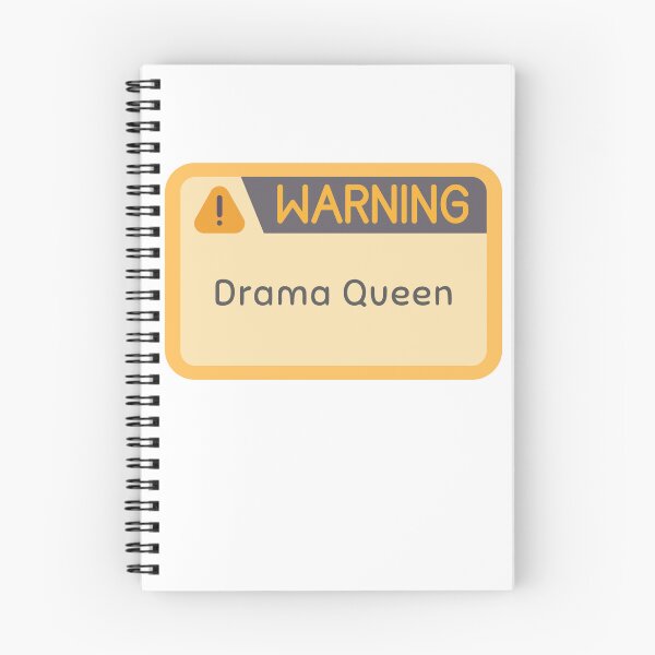 Item preview, Human Warning Label Drama Queen T-Shirt designed and sold by Quantum-Thread.