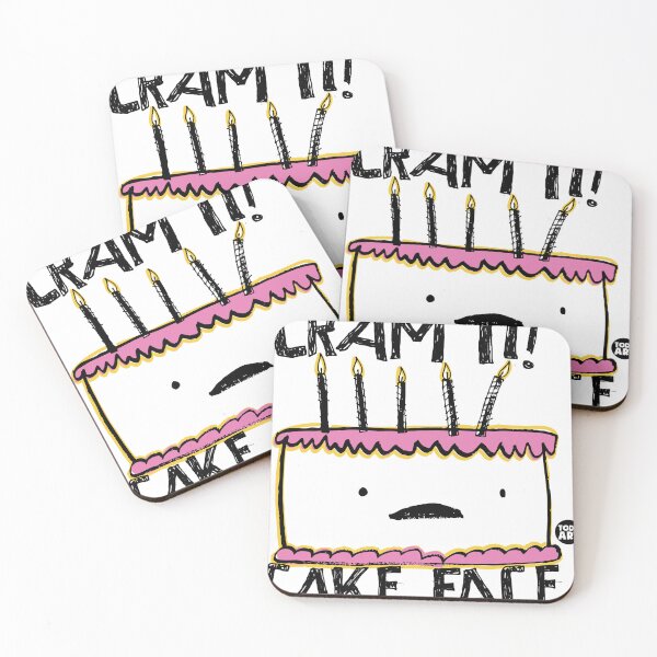 Item preview, CRAM IT CAKE FACE designed and sold by TODD GOLDMAN.