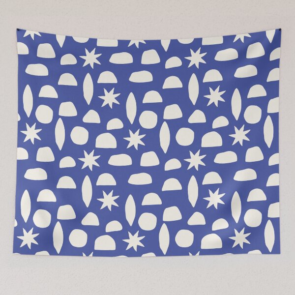 Item preview, BOHO HENRI MATISSE CHARCOAL VINTAGE BLUE designed and sold by blomastudios.