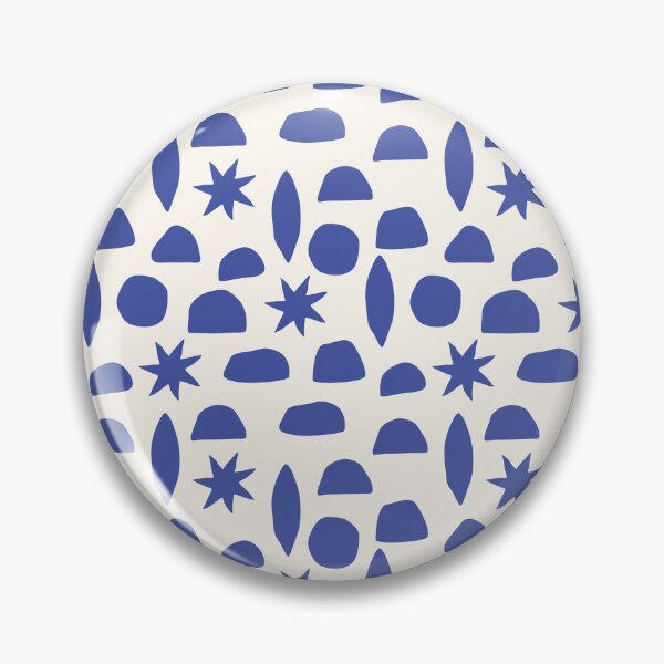 Item preview, BOHO HENRI MATISSE CHARCOAL VINTAGE BLUE ON CREAM designed and sold by blomastudios.