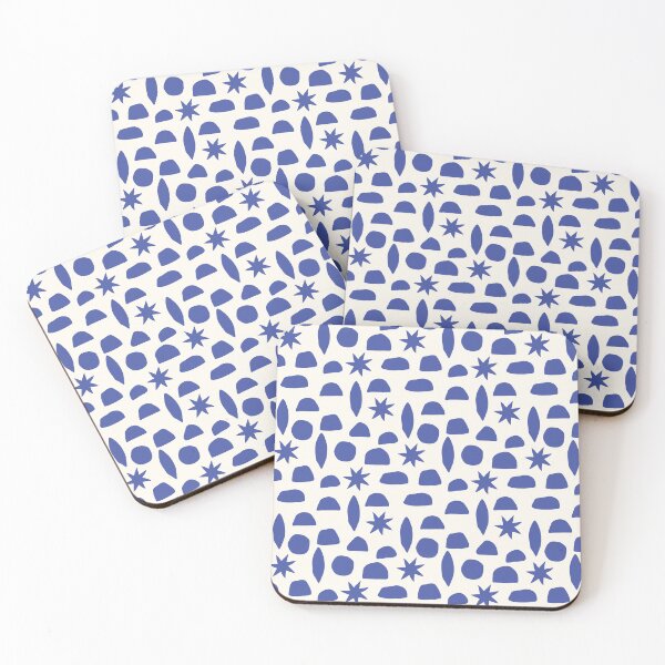 Item preview, BOHO HENRI MATISSE CHARCOAL VINTAGE BLUE ON CREAM designed and sold by blomastudios.