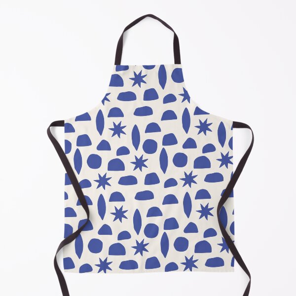 Item preview, BOHO HENRI MATISSE CHARCOAL VINTAGE BLUE ON CREAM designed and sold by blomastudios.