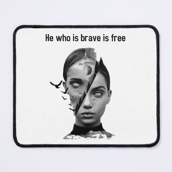 Item preview, He who is brave is free designed and sold by -DEEWOLF-.