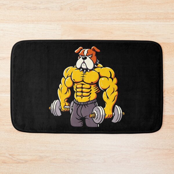 Item preview, bodybuilding t-shirts muscular dog designed and sold by PrintyArts.