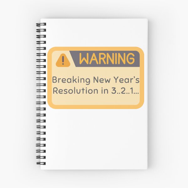 Item preview, Human Warning Label New Year's Resolution T-Shirt designed and sold by Quantum-Thread.