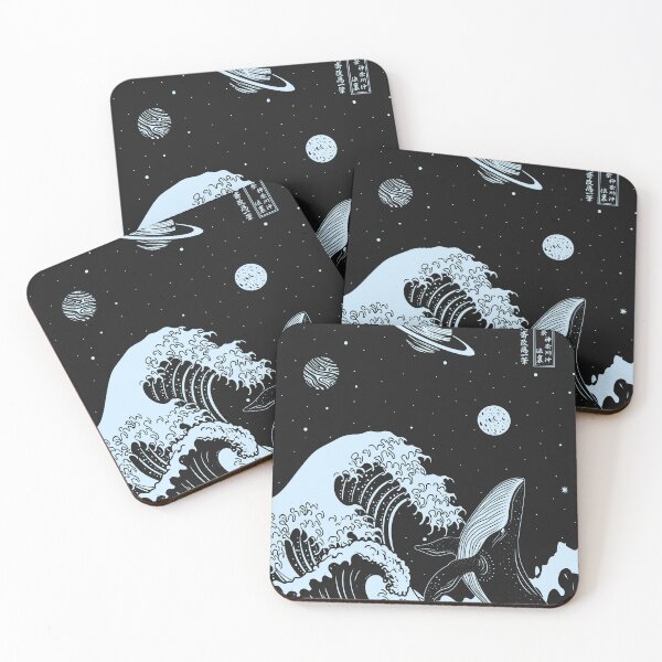 Item preview, Great Wave off Kanagawa - Cosmic Whale designed and sold by Faissal Thomass.