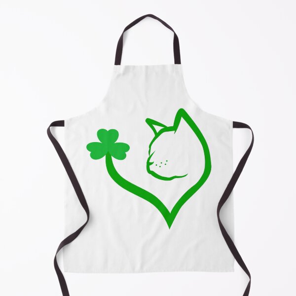 Item preview, Shamrock holiday lucky charm cat designed and sold by Josie37.