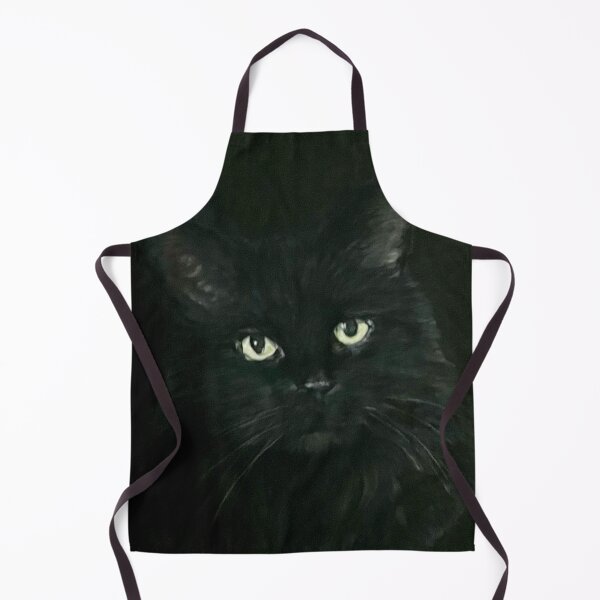 Item preview, Black cat with green eyes designed and sold by NathBros.