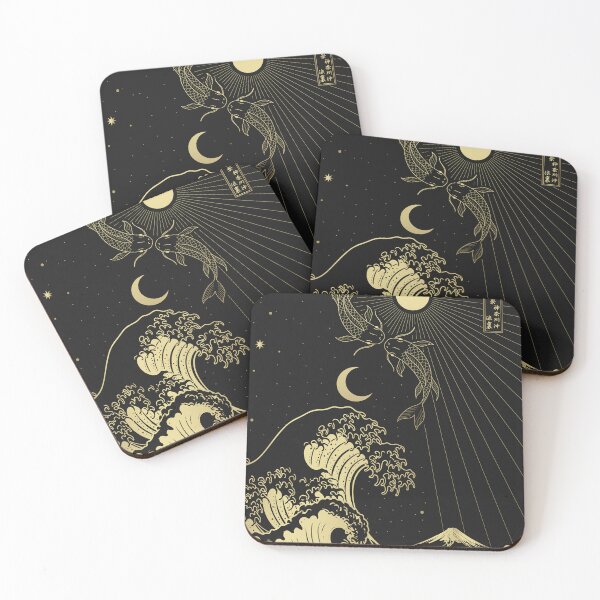 Item preview, Great Wave off Kanagawa - Golden Sea designed and sold by Faissal Thomass.
