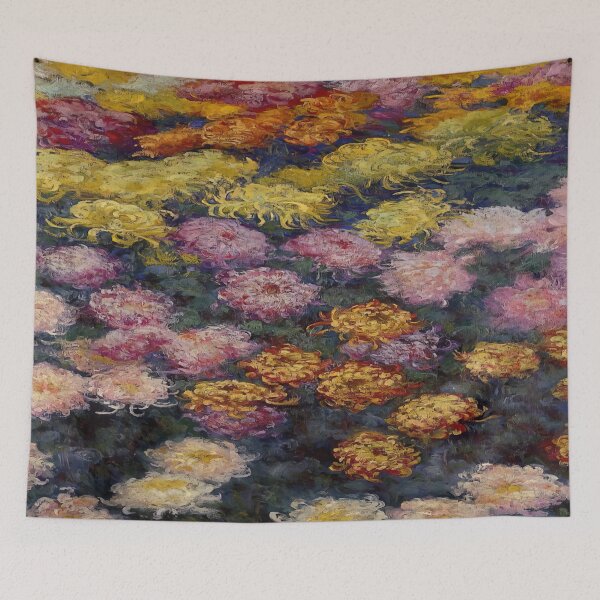 Artikelvorschau, Claude Monet - Bett aus Chrysanthemen entworfen und verkauft von 4syntart.