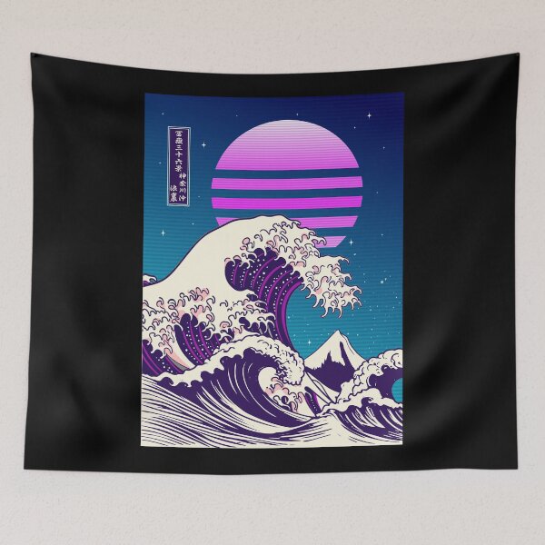 Item preview, Great Wave off Kanagawa - Cyberpunk designed and sold by Faissal Thomass.