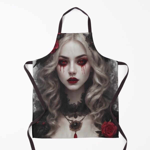 Item preview, Beautiful and creepy gothic woman designed and sold by Spooky Witch Dream.