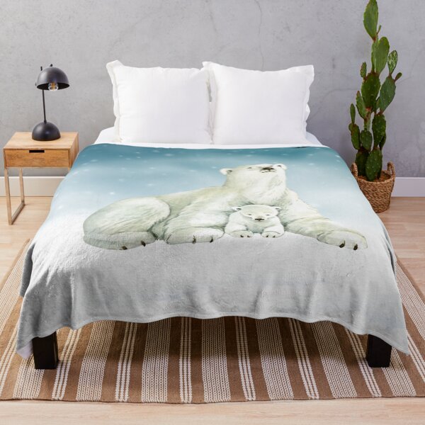 Item preview, Mama and Baby Polar Bears designed and sold by tomorrowsart.