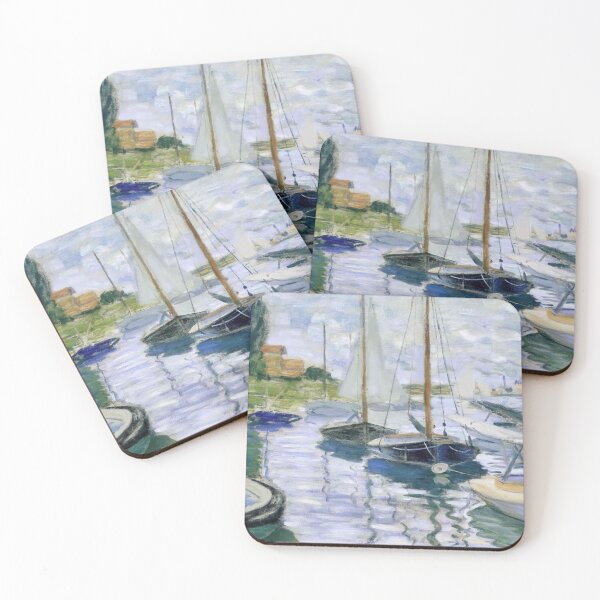 Artikelvorschau, Claude Monet - Ruhende Boote in Petit-Gennevilliers entworfen und verkauft von 4syntart.
