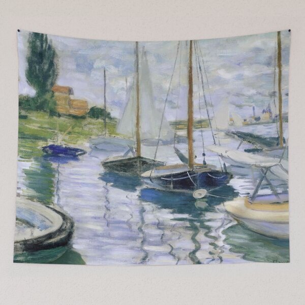 Artikelvorschau, Claude Monet - Ruhende Boote in Petit-Gennevilliers entworfen und verkauft von 4syntart.