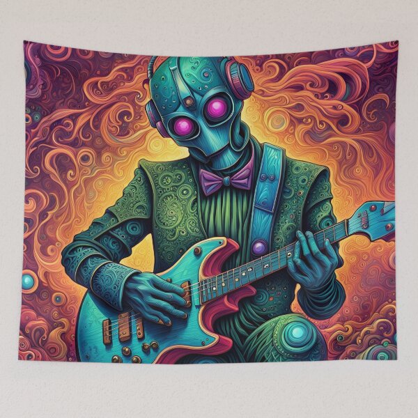 Item preview, A Robotic Guitar Solo designed and sold by Bright-Moonrise.