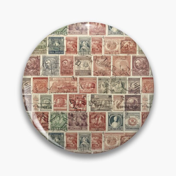Item preview, Vintage Postage Stamp Pattern  designed and sold by sheprint.