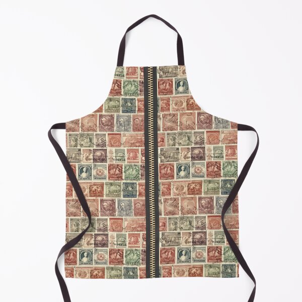 Item preview, Vintage Postage Stamp Pattern designed and sold by sheprint.
