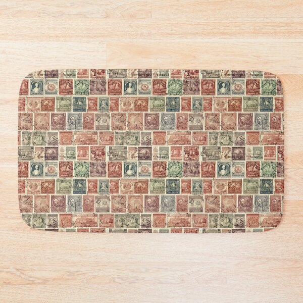 Item preview, Vintage Postage Stamp Pattern  designed and sold by sheprint.