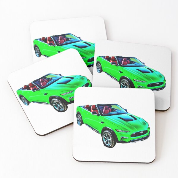 Item preview, automobile, sports convertible style, water green color designed and sold by janjacbu.