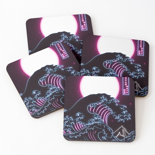 Item preview, Great Wave off Kanagawa - Neon designed and sold by Faissal Thomass.