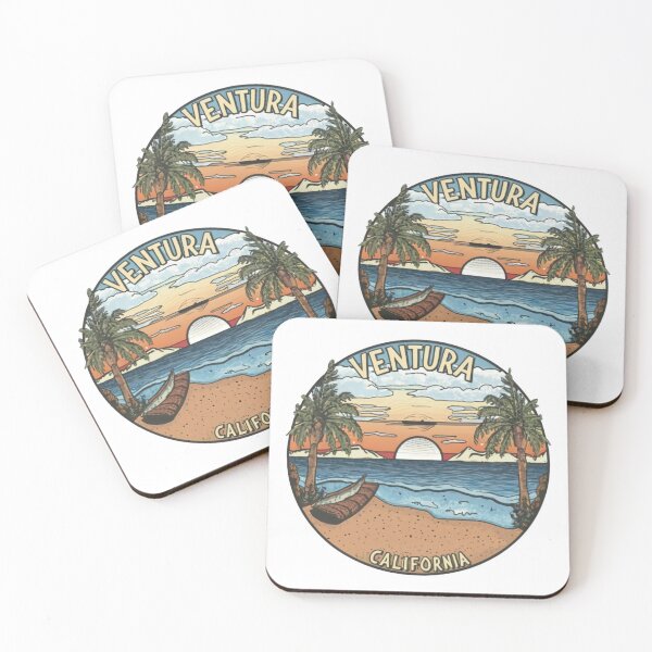 Item preview, Ventura, California | White sunset on the horizon designed and sold by CircinusStore.
