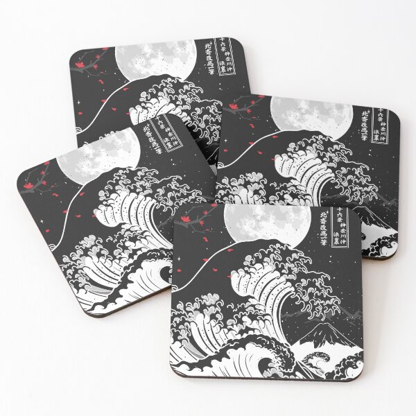 Item preview, Great Wave off Kanagawa - Moonlight designed and sold by Faissal Thomass.