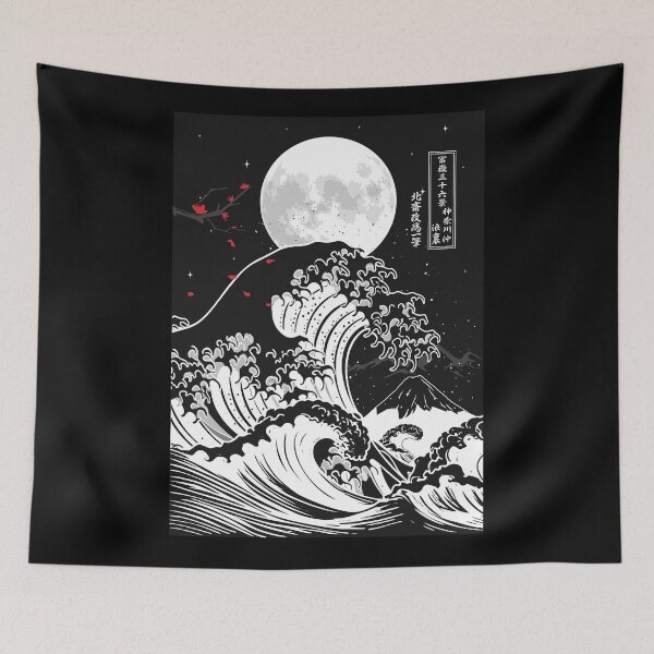 Item preview, Great Wave off Kanagawa - Moonlight designed and sold by Faissal Thomass.