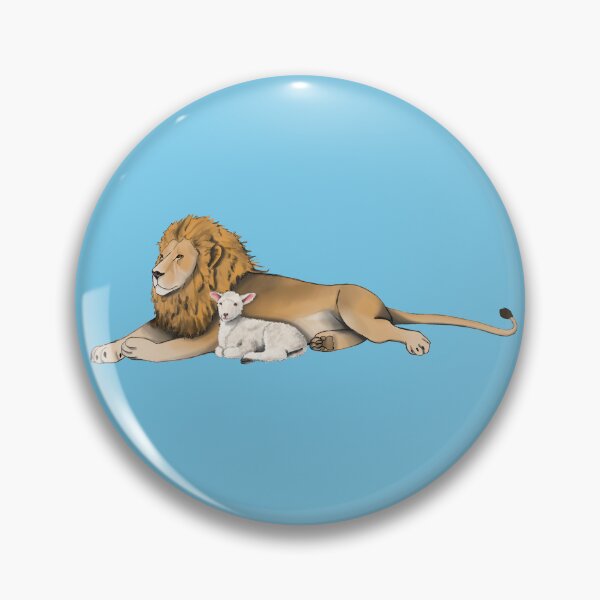 Item preview, Lion Laying with Lamb designed and sold by LuxusLiner.