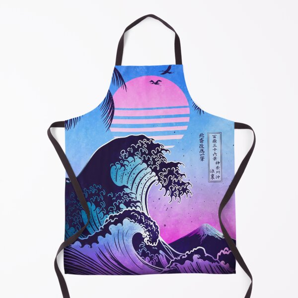 Item preview, Great Wave off Kanagawa - Retro Wave designed and sold by Faissal Thomass.