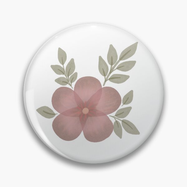 Item preview, Watercolor Aesthetic Terracotta Flower Art designed and sold by Lili's Papers Co..
