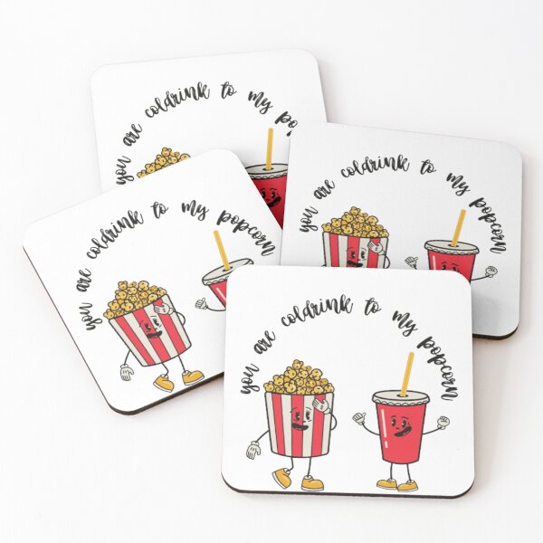 Item preview, Love And Friendship popcorn and coldrink designed and sold by Zubiaxoo.