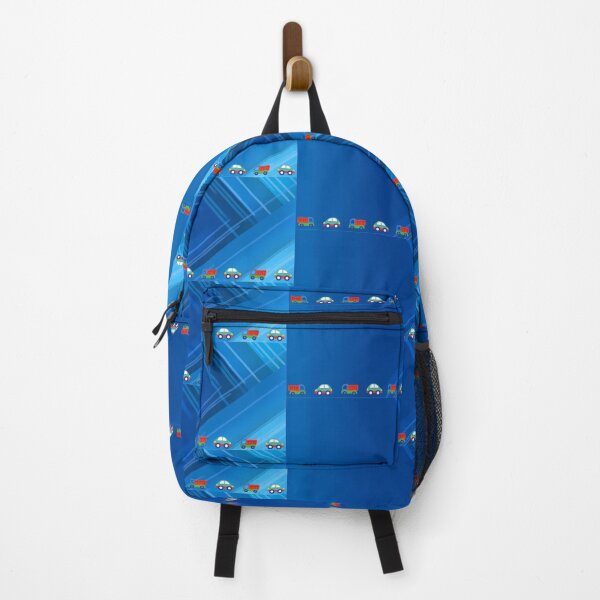 Item preview, geometric blue lines and colourful toys designed and sold by Naureen-w-a.