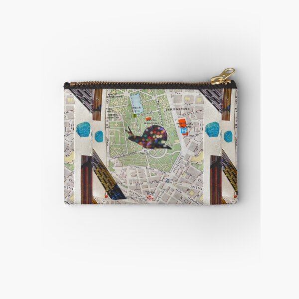 Item preview, Slow tourism Madrid city map collage designed and sold by Ponted.