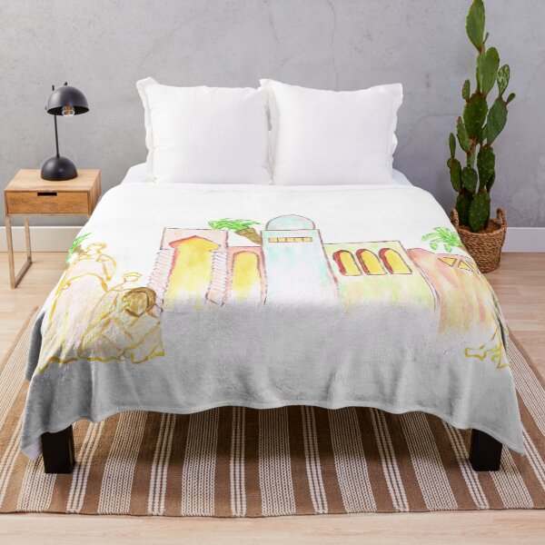 Item preview, Light Colorful Art Scene, Oasis Joys with Cute Painting Style. designed and sold by ArtBySamTah.