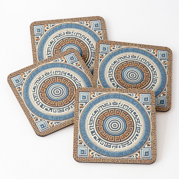 Item preview, Greek Geometric Pattern designed and sold by NostosArt.
