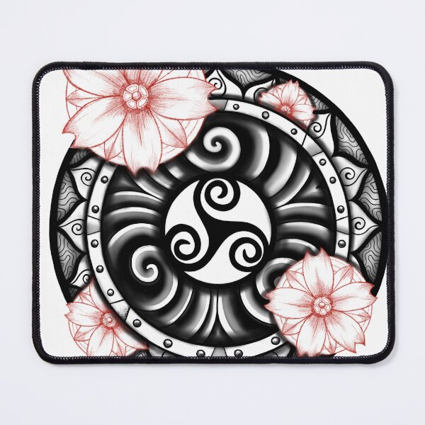 Item preview, Floral Triskelle  designed and sold by Rise Eternal Art Co.