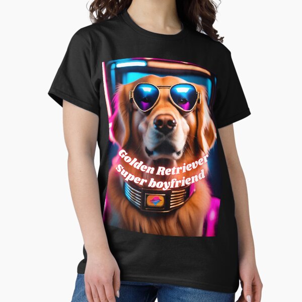 Item preview, Golden Retriever Hund mit Sonnenbrille designed and sold by Mina Luna.