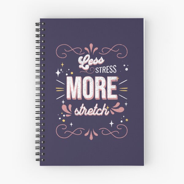 Item preview, Less Stress, More Stretch designed and sold by BlueGoldArt.