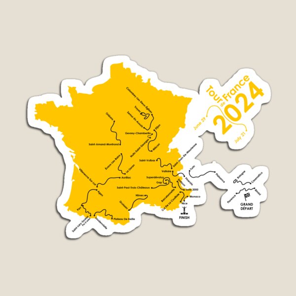 Item preview, Tour de France Route 2024 designed and sold by simplecycling.