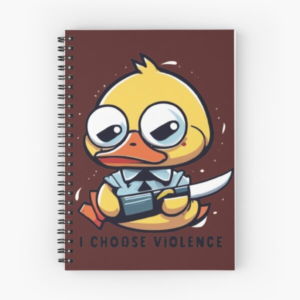 Item preview, "I CHOOSE VIOLENCE" DUCK designed and sold by ARTISTICMEMBER.