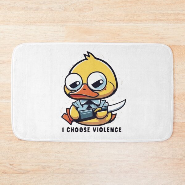 Item preview, "I CHOOSE VIOLENCE" DUCK designed and sold by ARTISTICMEMBER.