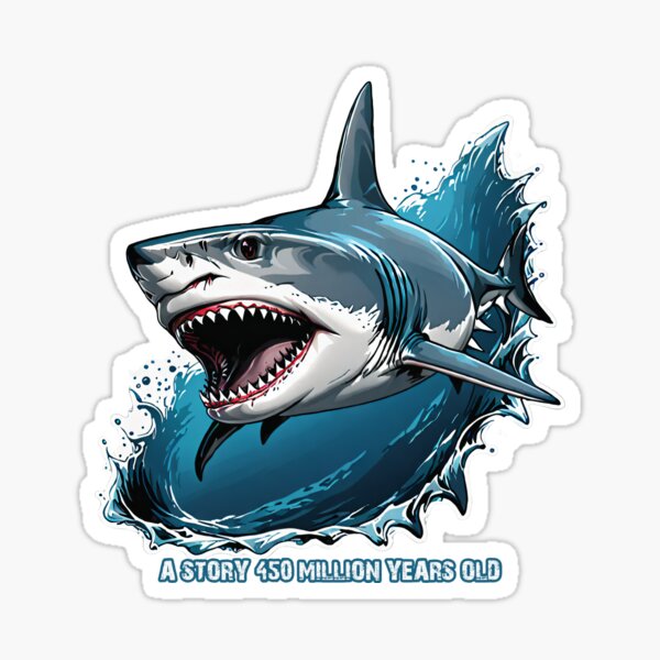 Item preview, Shark (A Story 450 Million Years Old) designed and sold by KeopsMurat.