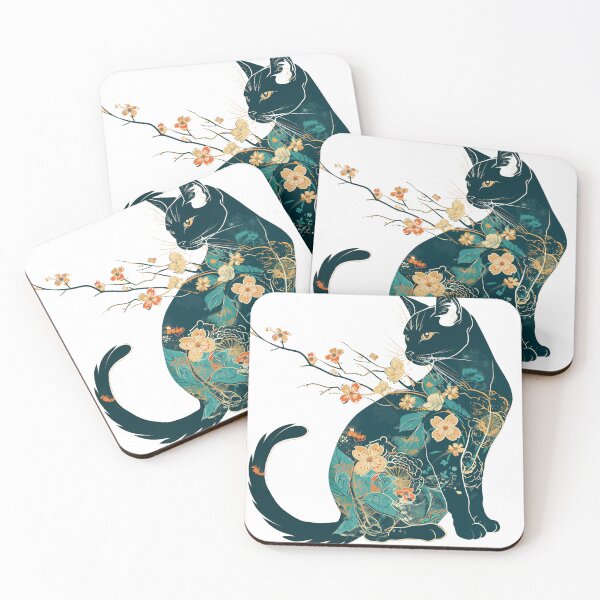 Item preview, Cat lover | cat with flowers | Gift for cat owner designed and sold by CatsOwnUs.