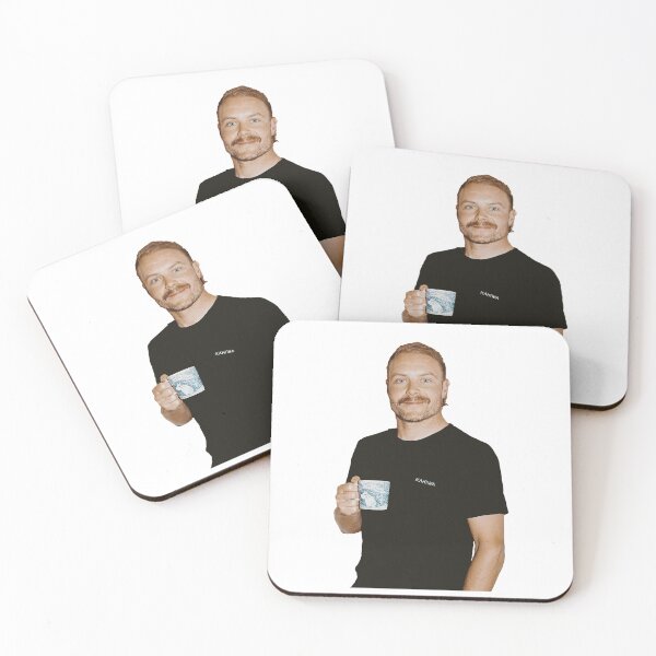 Item preview, Valtteri Bottas F1 Driver drinks Coffee Alfa F1 Team Zhou Guanyu Teammate designed and sold by FormulaGTee1.