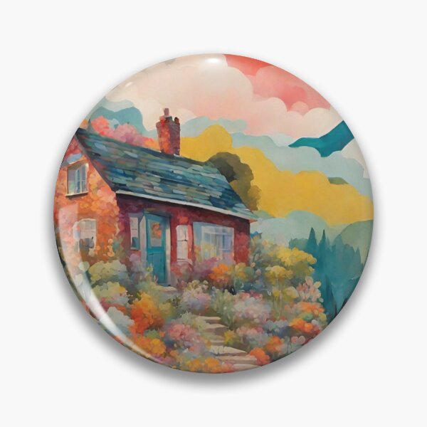 Item preview, Colorful Eclectic Cottage designed and sold by echowood26.