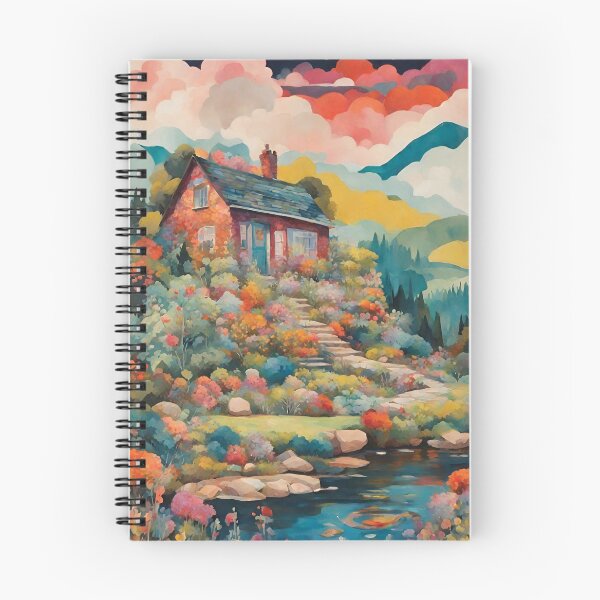Item preview, Colorful Eclectic Cottage designed and sold by echowood26.