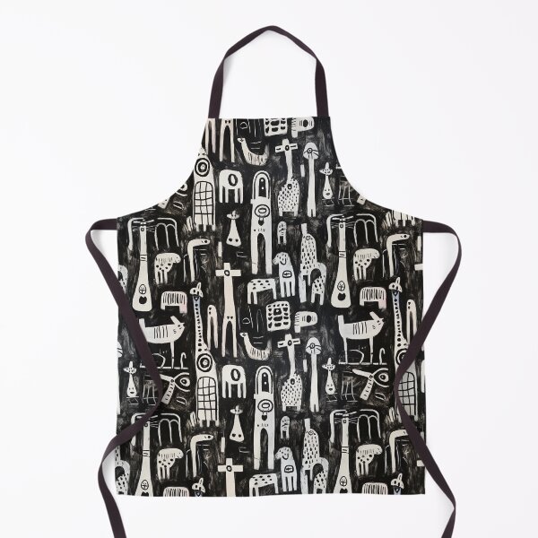Item preview, Art Brut Pattern Black & White designed and sold by sheprint.